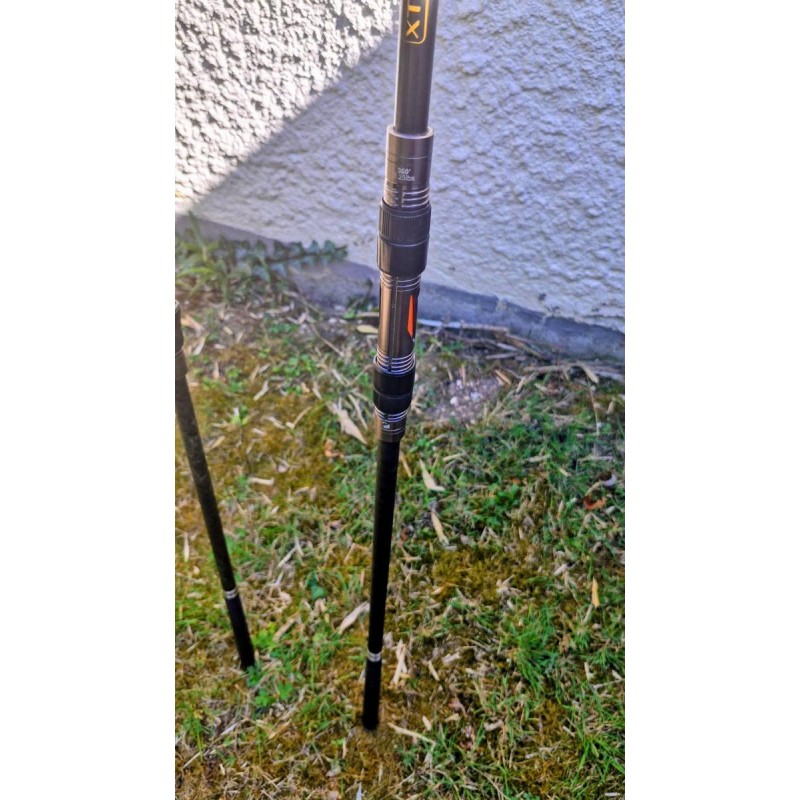 CAPERLAN - Lot de 3 cannes à carpe Xtrem9 3,25lbs 12 pieds