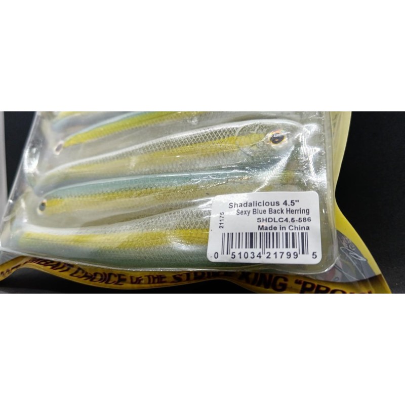 STRIKE KING - Leurres souples Shadalicious 4,5"