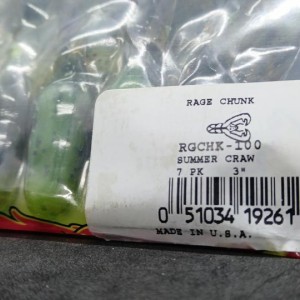 STRIKE KING - Leurres souples Rage Chunk 3"