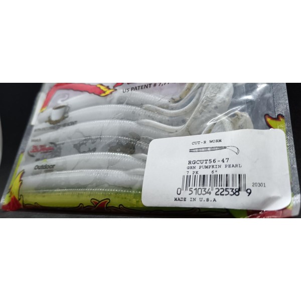 STRIKE KING - Leurres souples Cut-R Worm 6"