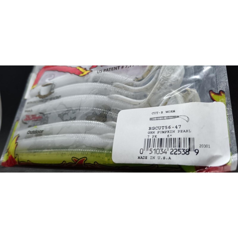 STRIKE KING - Leurres souples Cut-R Worm 6"