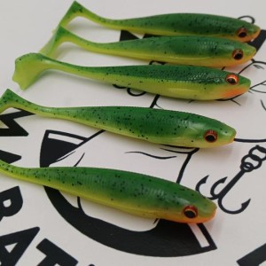 DAIWA - Lot de 5 leurres souples Prorex Duck Fin 9 cm