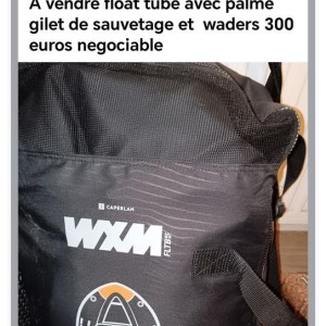 CAPERLAN - Float tube WXM FLTB5 + gilet, palmes et waders