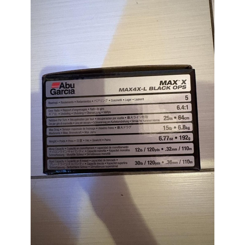 Abu Garcia MAX X MAX4X-L BLACK OPS