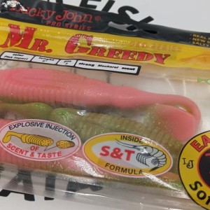 LUCKY JOHN - Leurres souple Mr. Greeddy 5"