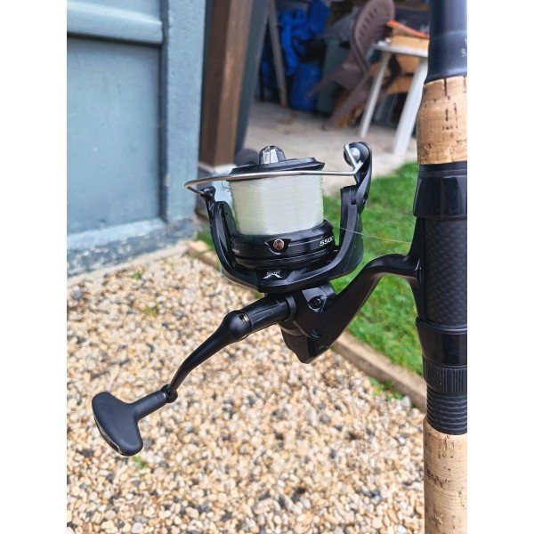 CAPERLAN & SHIMANO - Ensemble carpe 3x cannes 10p full cork + 3x moulinets Shimano ultegra 5500