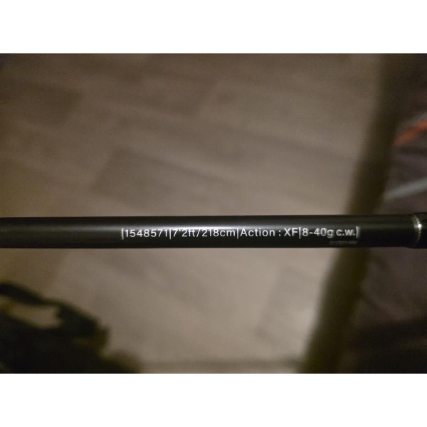 ABU GARCIA - Canne haut de gamme Zenon spinning 2.18m - 8/40g