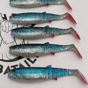 SAVAGE GEAR - Lot de 5 leurres souples Cannibal Shad 15