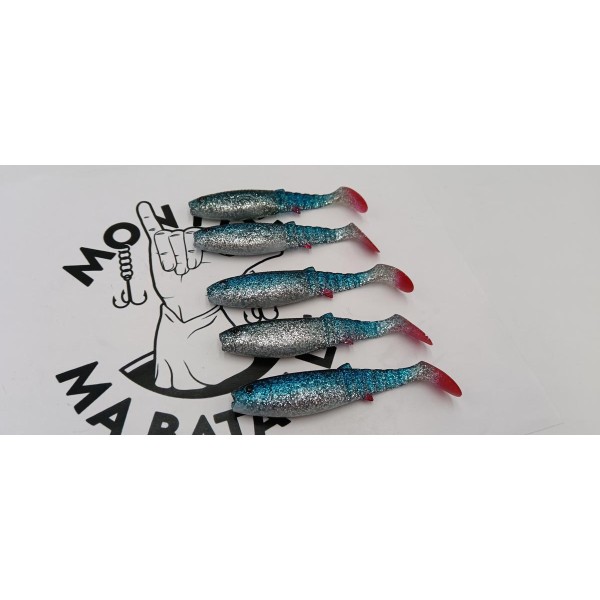 SAVAGE GEAR - Lot de 5 leurres souples Cannibal Shad 10