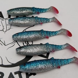 SAVAGE GEAR - Lot de 5 leurres souples Cannibal Shad 10