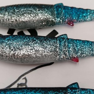 SAVAGE GEAR - Lot de 5 leurres souples Cannibal Shad 10