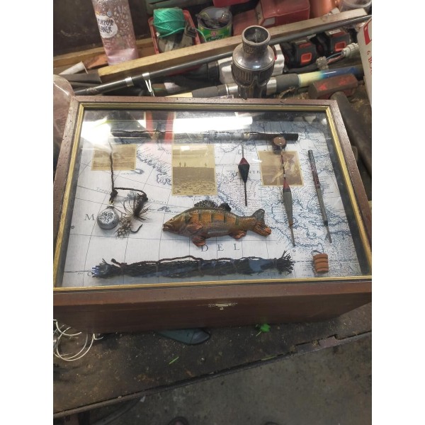 Boîte à pêche vintage