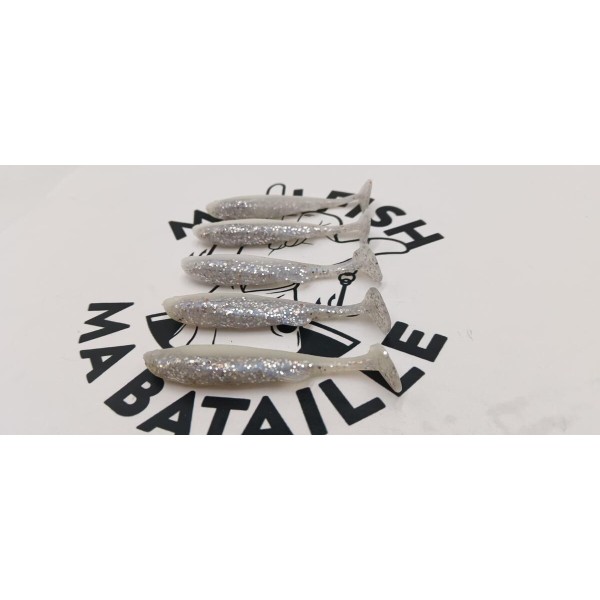 SAVAGE GEAR - Lot de 5 leurres souples LB 3D Fat Minnow T-Tail 7.5