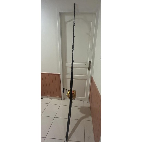 PENN - Ensemble traîne Canne Carnage & Moulinet international vis 130 gold