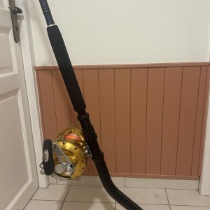 PENN - Ensemble traîne Canne Carnage & Moulinet international vis 130 gold