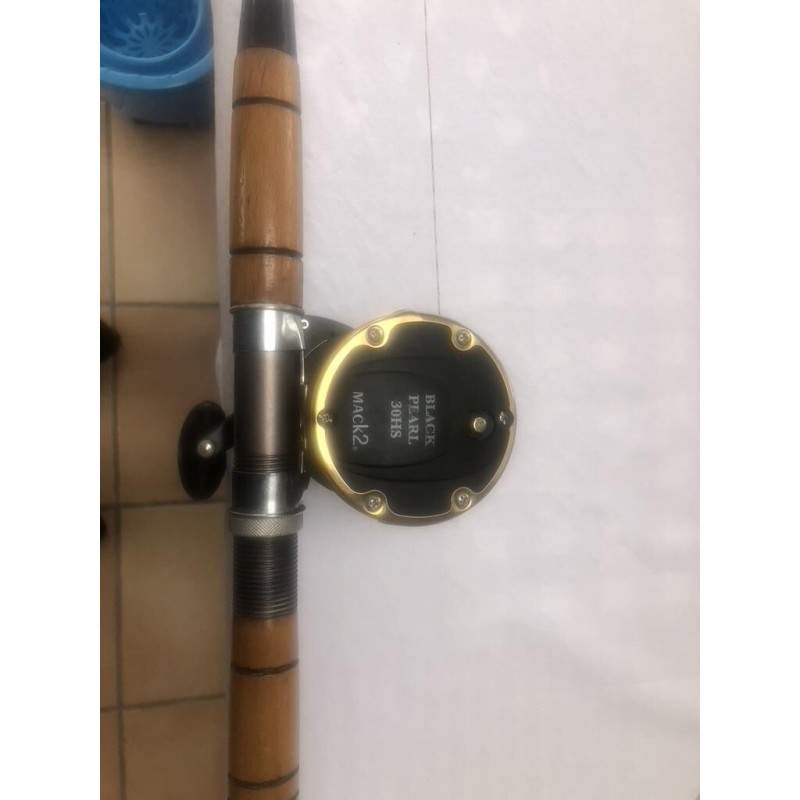 Lancer Lourd MER avec Moulinet BLACK PEARL 30 HS MACK 2