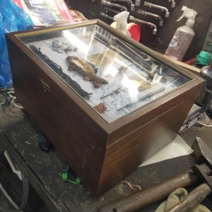 Boîte à pêche vintage