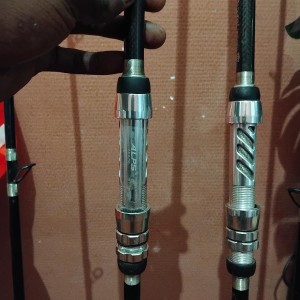 MORVAN FISHING - 2x Cannes carpe 12'3 5lbs ( Cannes maison d'exception) Rod blanck ALPS anneau en 40