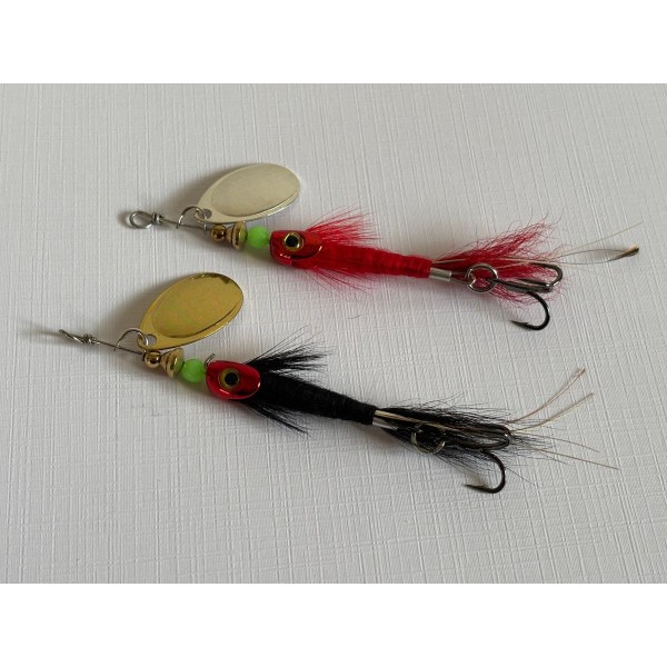 Lot de 2 cuillers modèle Diable fabrication Française poids 5 grs
