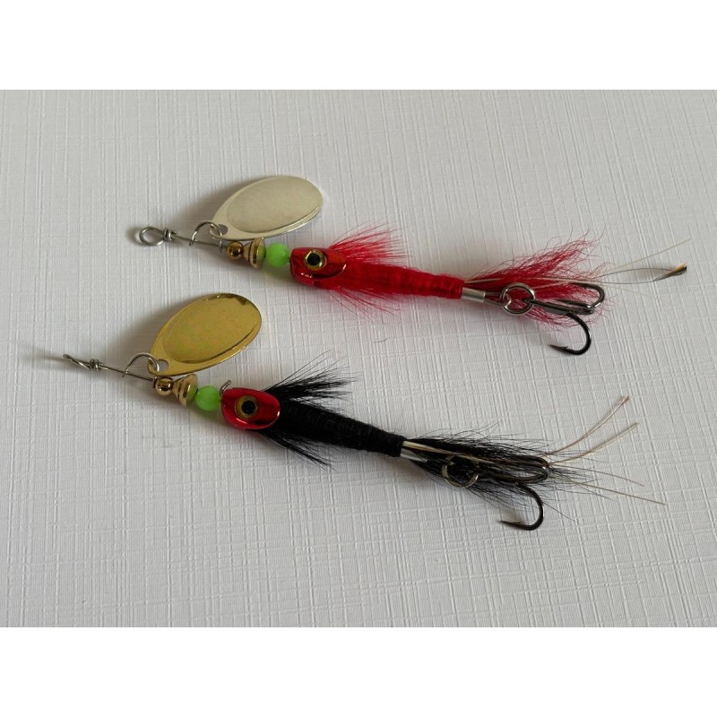 Lot de 2 cuillers modèle Diable fabrication Française poids 5 grs