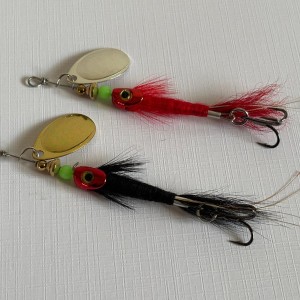 Lot de 2 cuillers modèle Diable fabrication Française poids 5 grs
