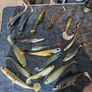 LOT - 50x leurres souples