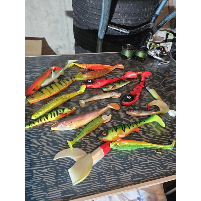 LOT - 50x leurres souples