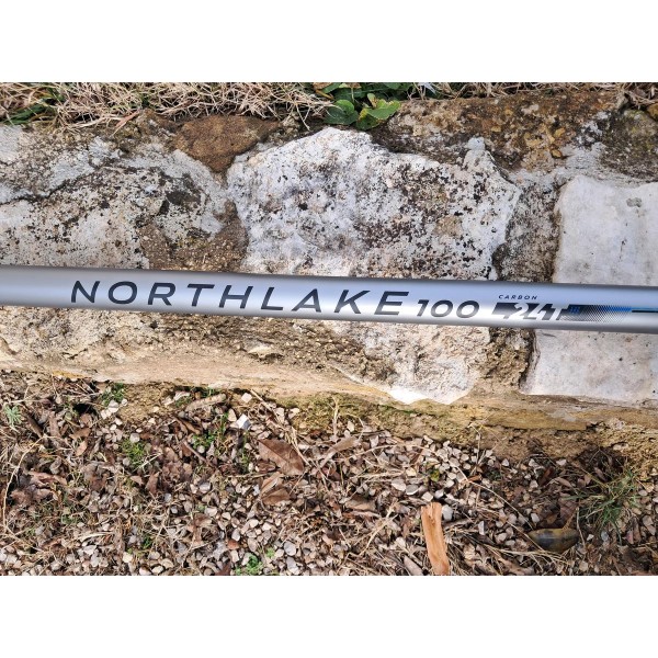 CAPERLAN - canne 8 mètres 6 emmanchements inversés + élastique NORTHLAKE 100