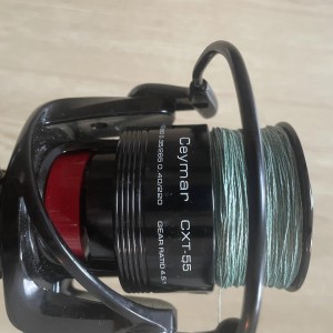 BLACK MAGIC & OKUMA - Ensemble Canne Black Widow Ext 31 lb (2 brins) 80-110G + Moulinet Okuma Ceymar CXT-55
