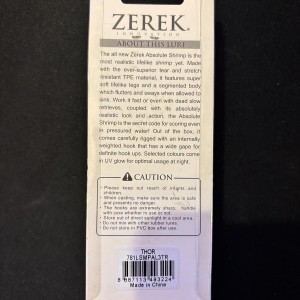 Leurres Zerek Absolute Shrimp – Neuf sous blister