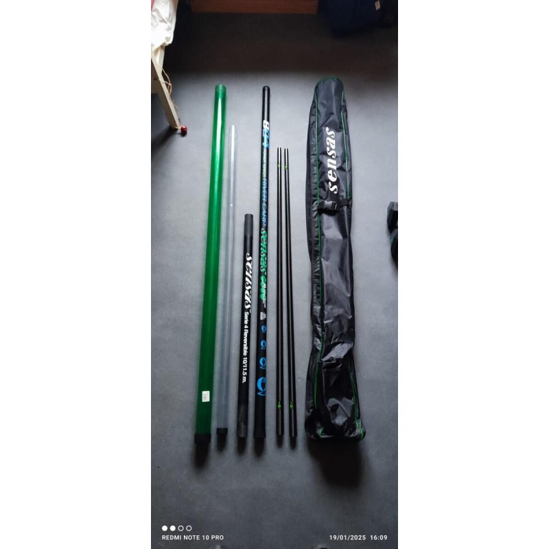 sensas power match 804 river + 2 kits + housse