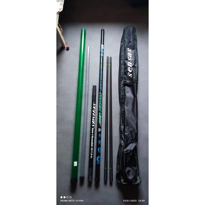 sensas power match 804 river + 2 kits + housse