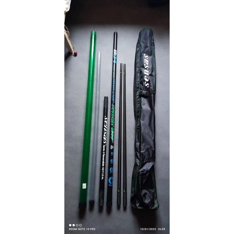 sensas power match 804 river + 2 kits + housse