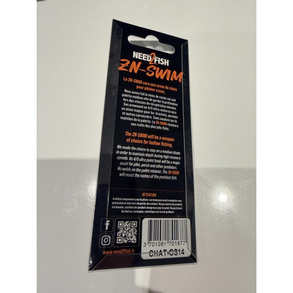 Chatterbait Need2fish Zn-Swim - 14G -