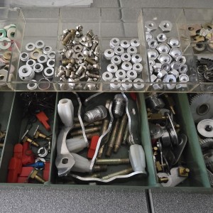 Boîte pieces réparations moulinet peerless