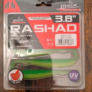 Leurre souple RA Shad Citrus 9.5 cm