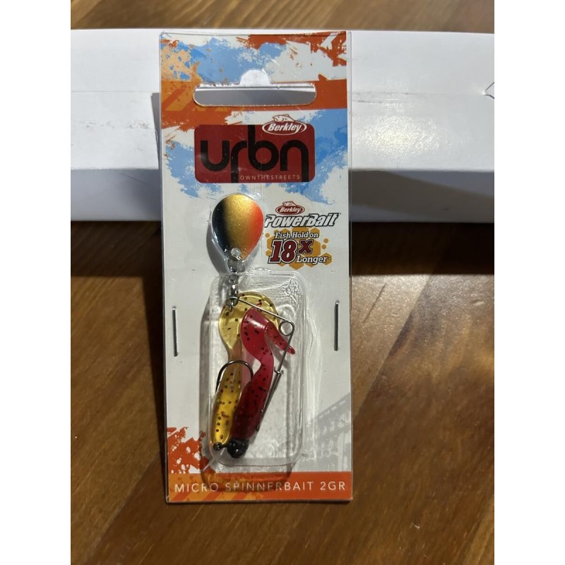 Lot de 6 spinnerbait Berkley Urbn microspinner 2G