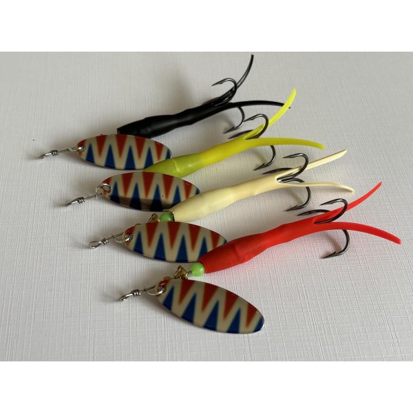 Lot de 4 cuillers 14 grs modèle Quimperloise
