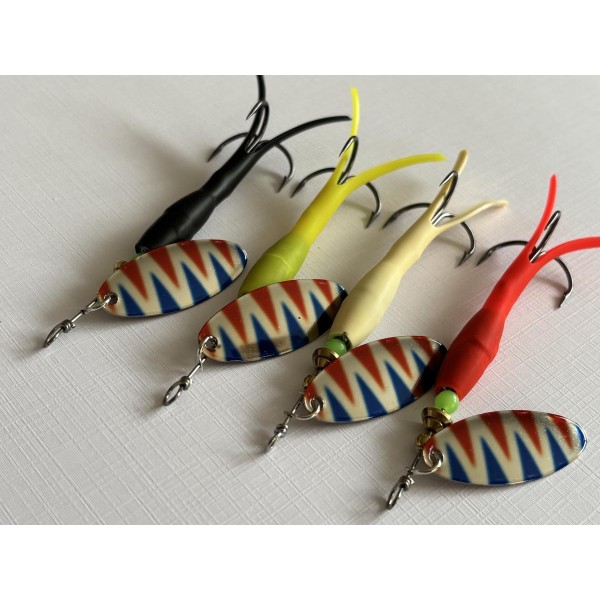 Lot de 4 cuillers 14 grs modèle Quimperloise