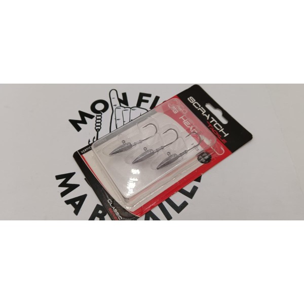Têtes plombéees Scratch Tackle Pico Jig Head 7 gr