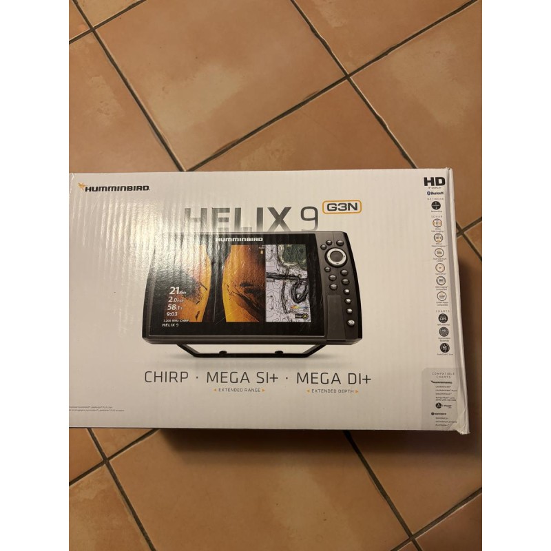 Sondeur gps traceur hélix 9 gn3 msi di chirp
