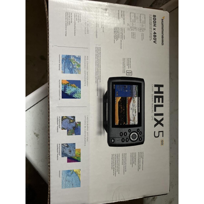 Sondeur GPS Helix5 Humminbird neuf