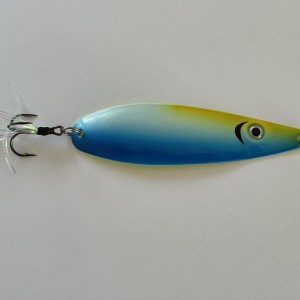 Cuiller ondulante 16 grs modèle bleu metal