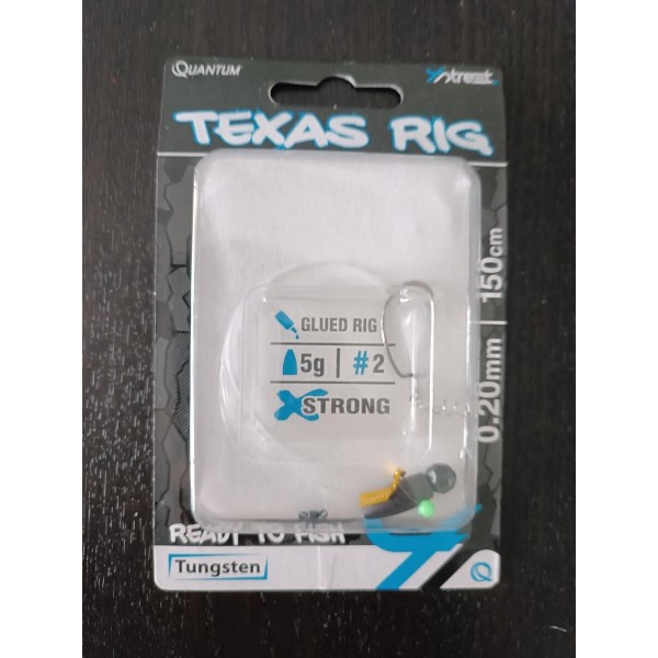 Montage texan TEXAS RIGS QUANTUM 5G, hameçonN°2, 150 cm