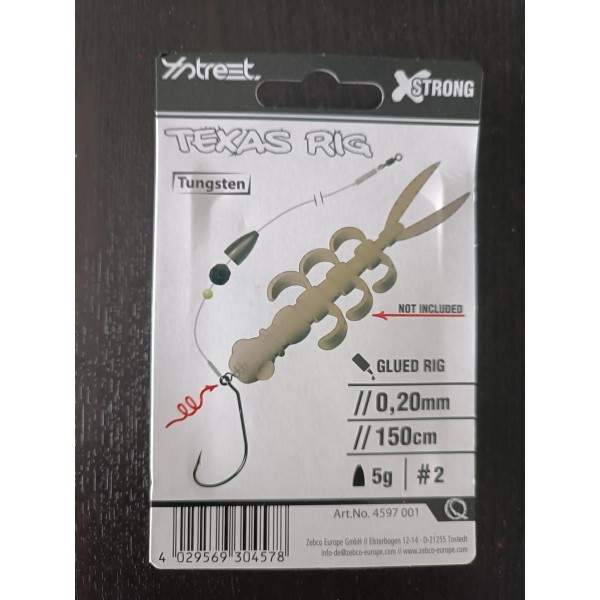 Montage texan TEXAS RIGS QUANTUM 5G, hameçonN°2, 150 cm