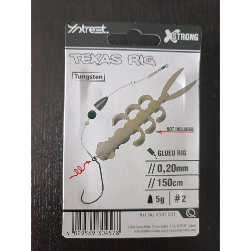 Montage texan TEXAS RIGS QUANTUM 5G, hameçonN°2, 150 cm