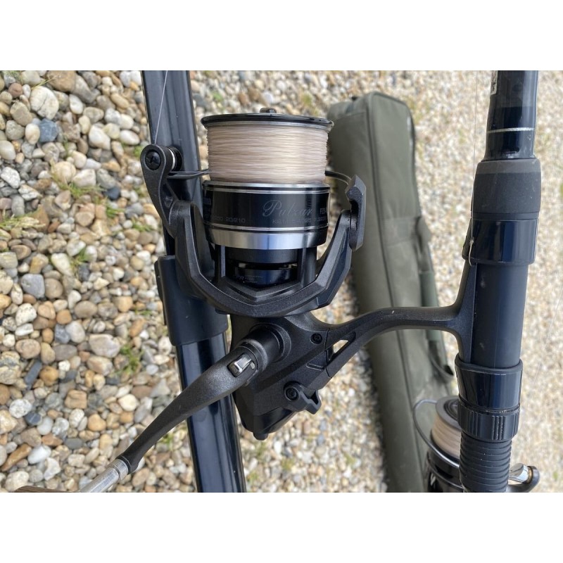 Ensemble 3 cannes carpes avec rod pod