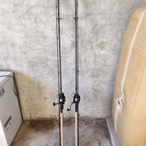 Ensemble Canne Carpe JRC Defender 12pieds 3lbs / Fox Eos 10 000 + Fourreaux