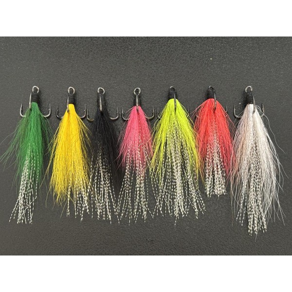 Ondulante XL Carnassier 27 grs hameçon triple 3/0 bucktail
