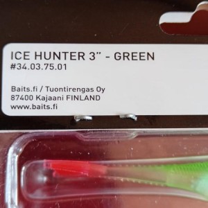 Leurres souples Shaker baits Ice Hunter 3"